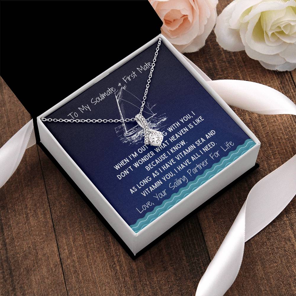 Sailing With You Is Heaven - Beautiful Pendant Necklace Alluring Beauty Necklace