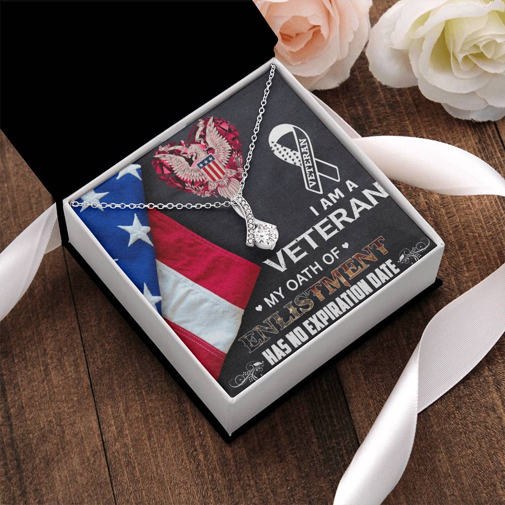 Proud Veteran Premium Alluring Beauty Necklace Alluring Beauty Necklace