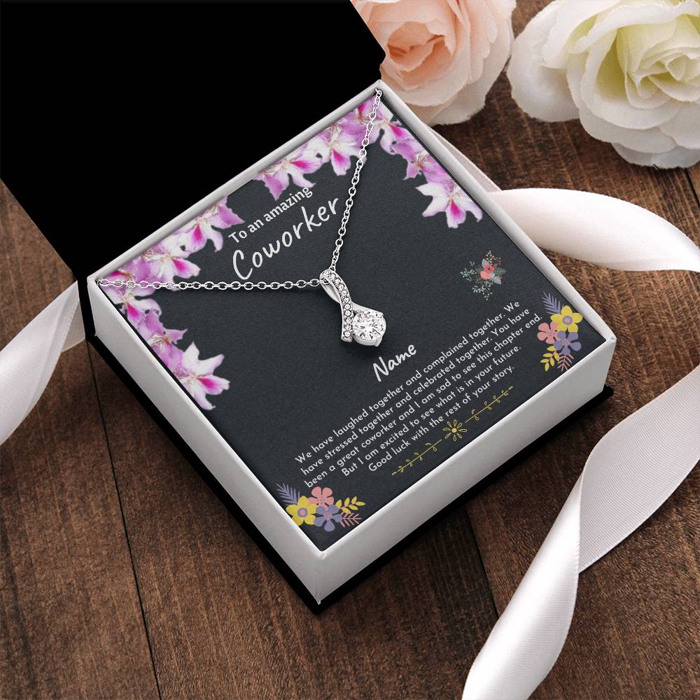 Petit Ribbon - Coworker - We Have Laughed Together Alluring Beauty Necklace