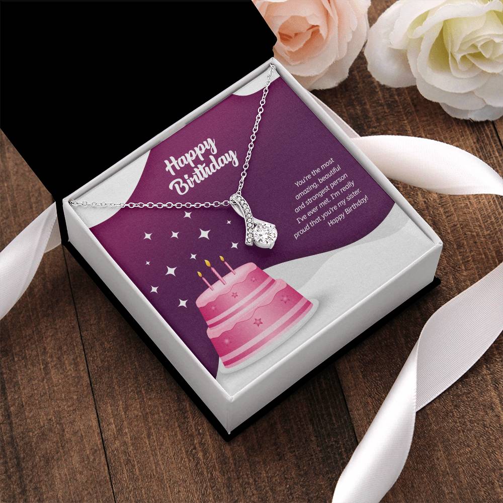 Birthday Edition Proud Sister&#39;s Admiration - Alluring Necklace Alluring Beauty Necklace