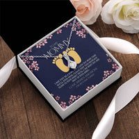 Baby Shower Gift New Mommy Necklace Pregnant Wife Gift To My Mommy I May Just Be A Bump But I Love You More Than You Ever Alluring Beauty Necklace