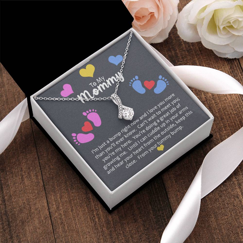 Mommy Necklace Gift From The Bump Alluring Beauty Necklace