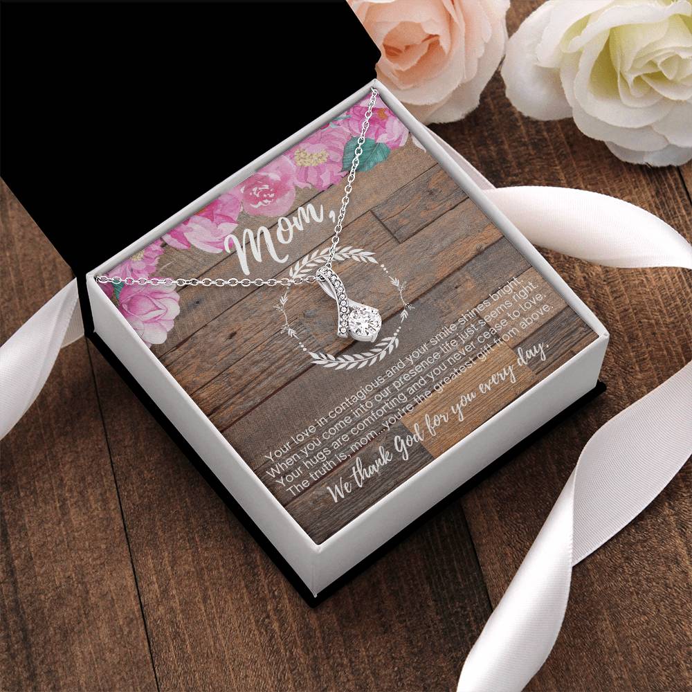 To Mom On Mother's Day Necklace Alluring Beauty Necklace