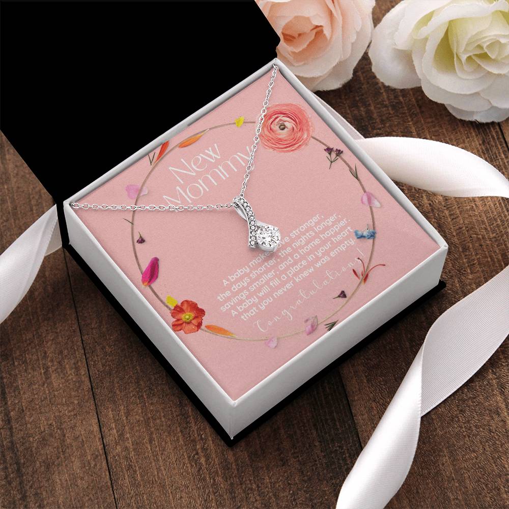 Mom To Be Necklace New Mom Necklace First Time Mom Necklace Pregnancy Gift New Mom Gift New Mommy Gift New Mom Gift Jewelry Alluring Beauty Necklace