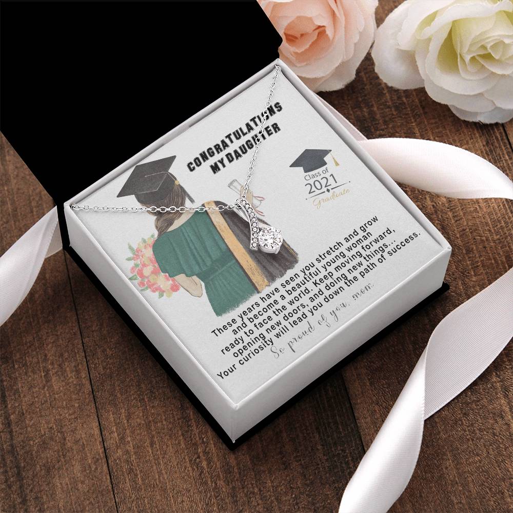 Moms ! Give This Unique Graduation Necklace For Your Daughter Alluring Beauty Necklace