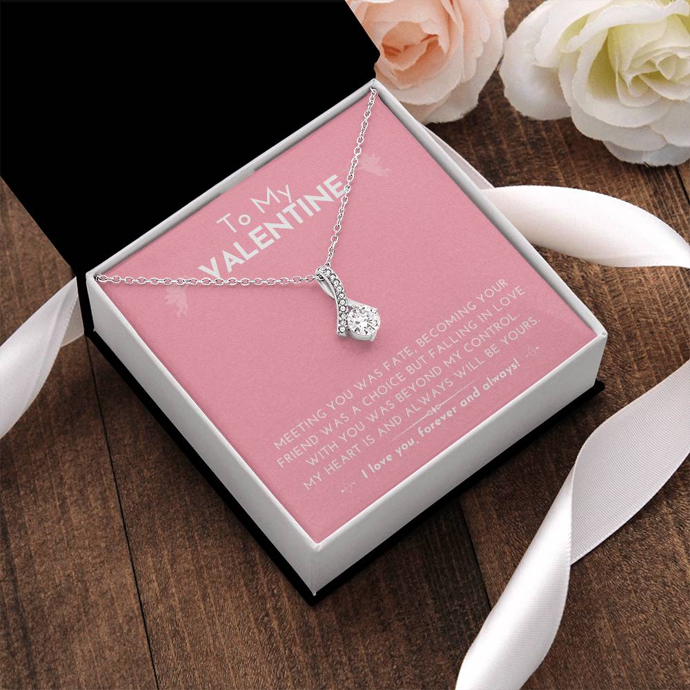 Alluring Love Necklace Falling In Love With You Was Beyond My Control....... Alluring Beauty Necklace