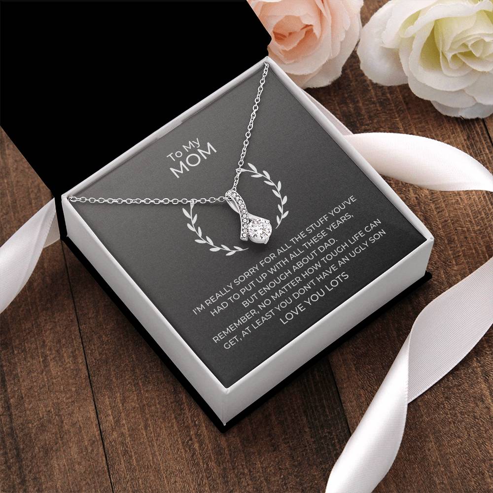 To Mom Alluring Beauty - Dark Alluring Beauty Necklace