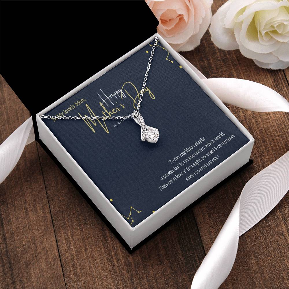 To My Best Mom Alluring Beauty Necklace