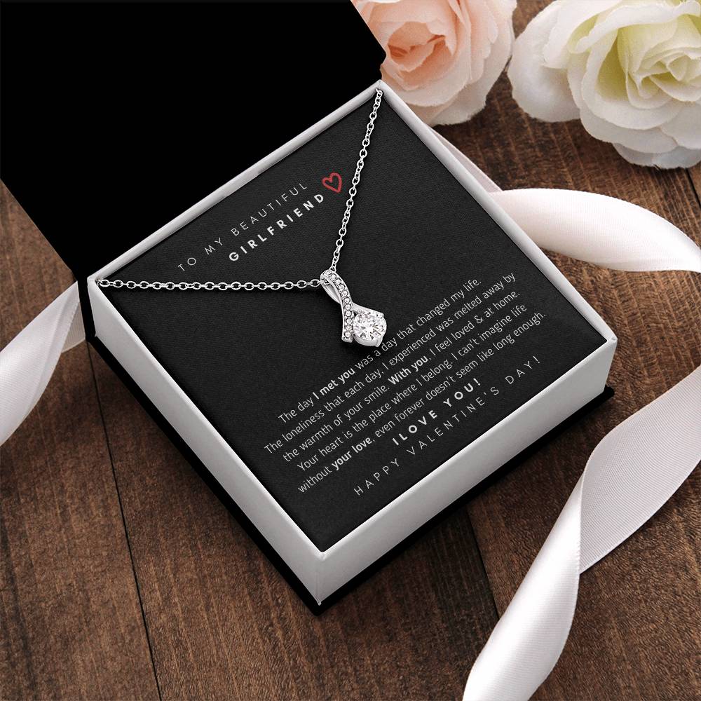 To My Beautiful Girlfriend - Happy Valentine's Day ❤️ Alluring Beauty Necklace