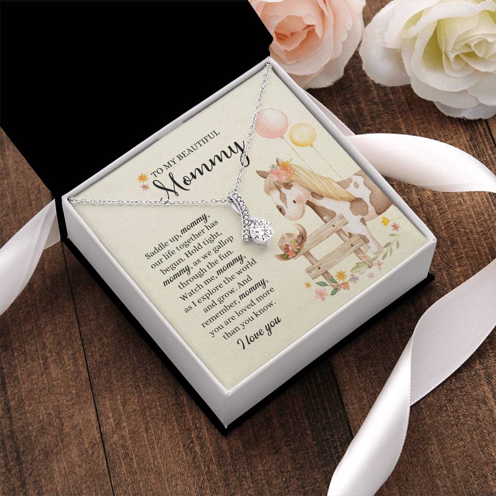 Saddle Up Mommy Necklace Alluring Beauty Necklace