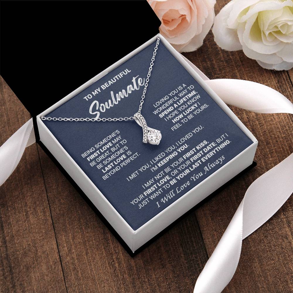 Gift For Your Soulmate - Your 1St Love - Alluring Alluring Beauty Necklace