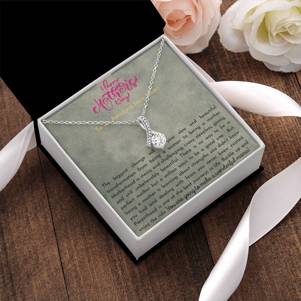 To My Amazing Mom You Are My Sunshine Necklace  Mom Gift From Son  Mom Gift From Daughter  Mothers Day Gift Alluring Beauty Necklace