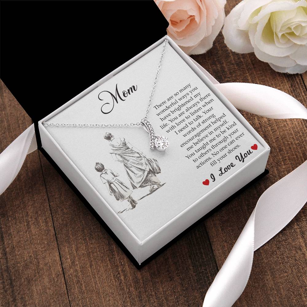 Mom You've Brightened My Life Alluring Beauty Necklace Alluring Beauty Necklace
