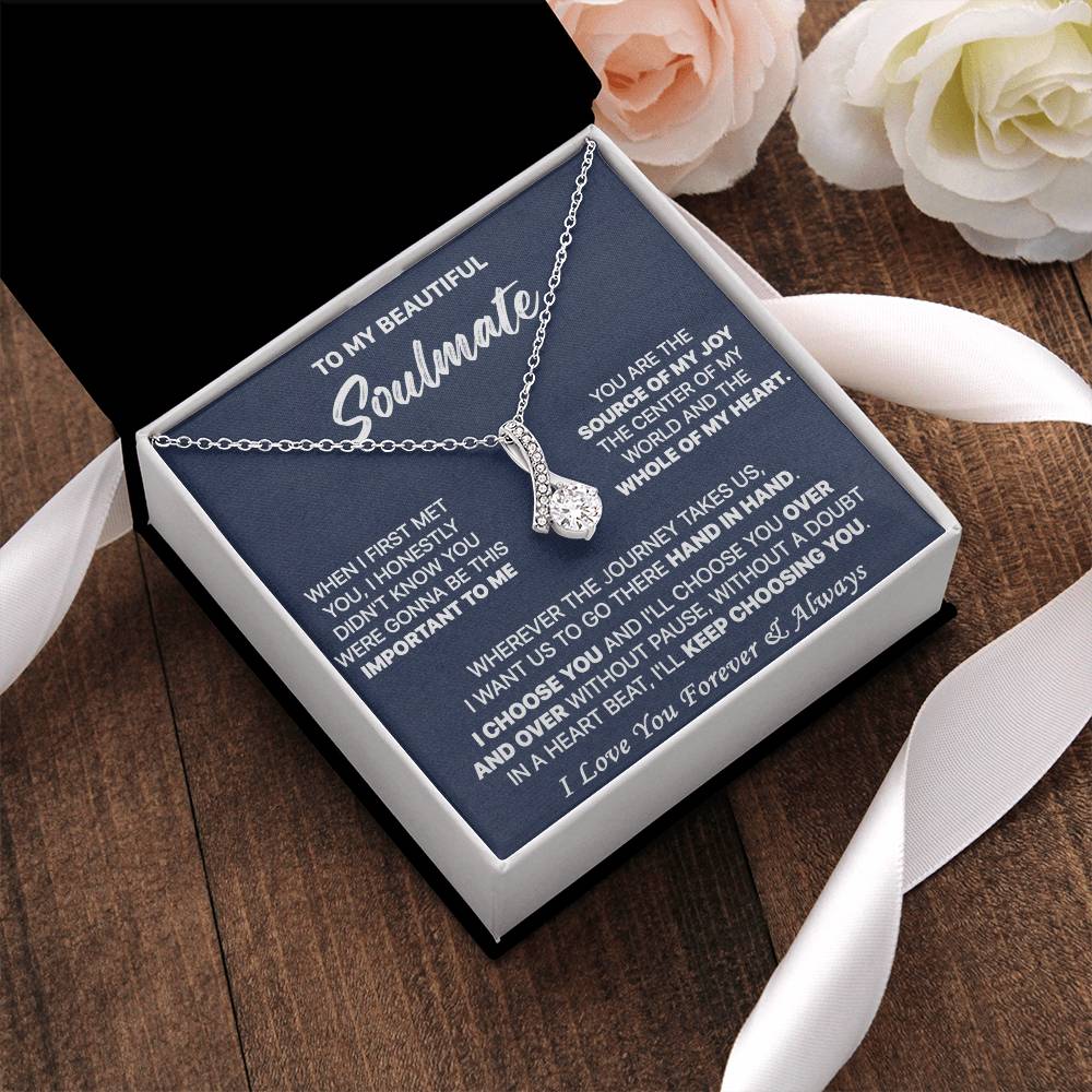 Gift For Your Soulmate - Over & Over - Alluring Alluring Beauty Necklace