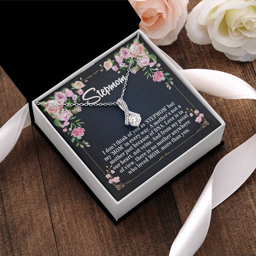 Stepmom Gift Best Bonus Mom Ever Mother's Day Gift For Stepmom Stepmom Gift For Stepmom Mother's Day Gift Best Bonus Mom Alluring Beauty Necklace