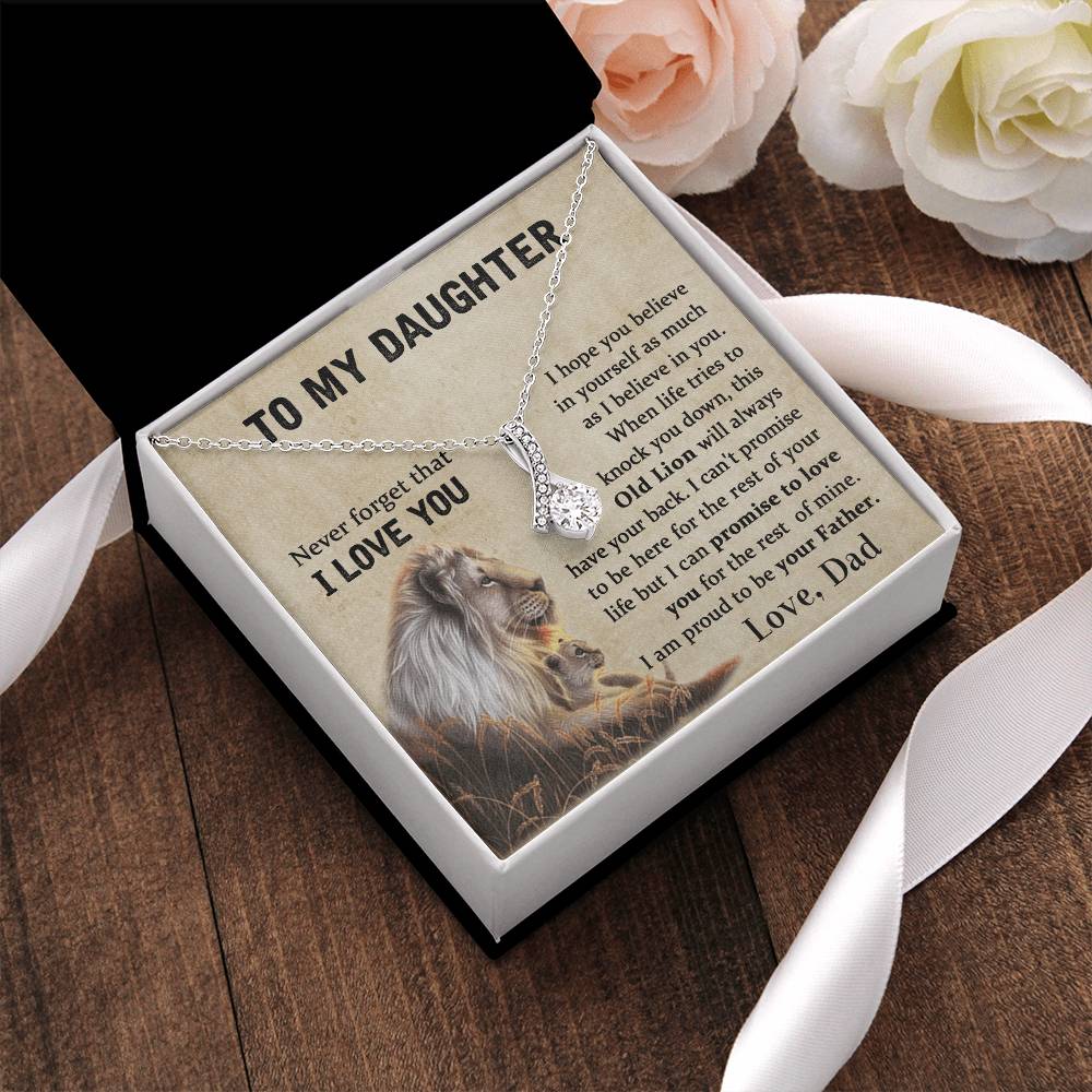 To My Daughter - Alluring Beauty Necklace