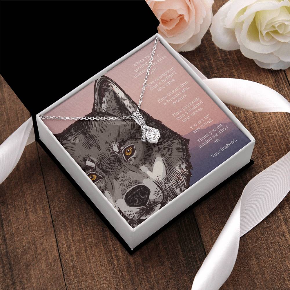 The Wolf Of Your Love Alluring Beauty Necklace