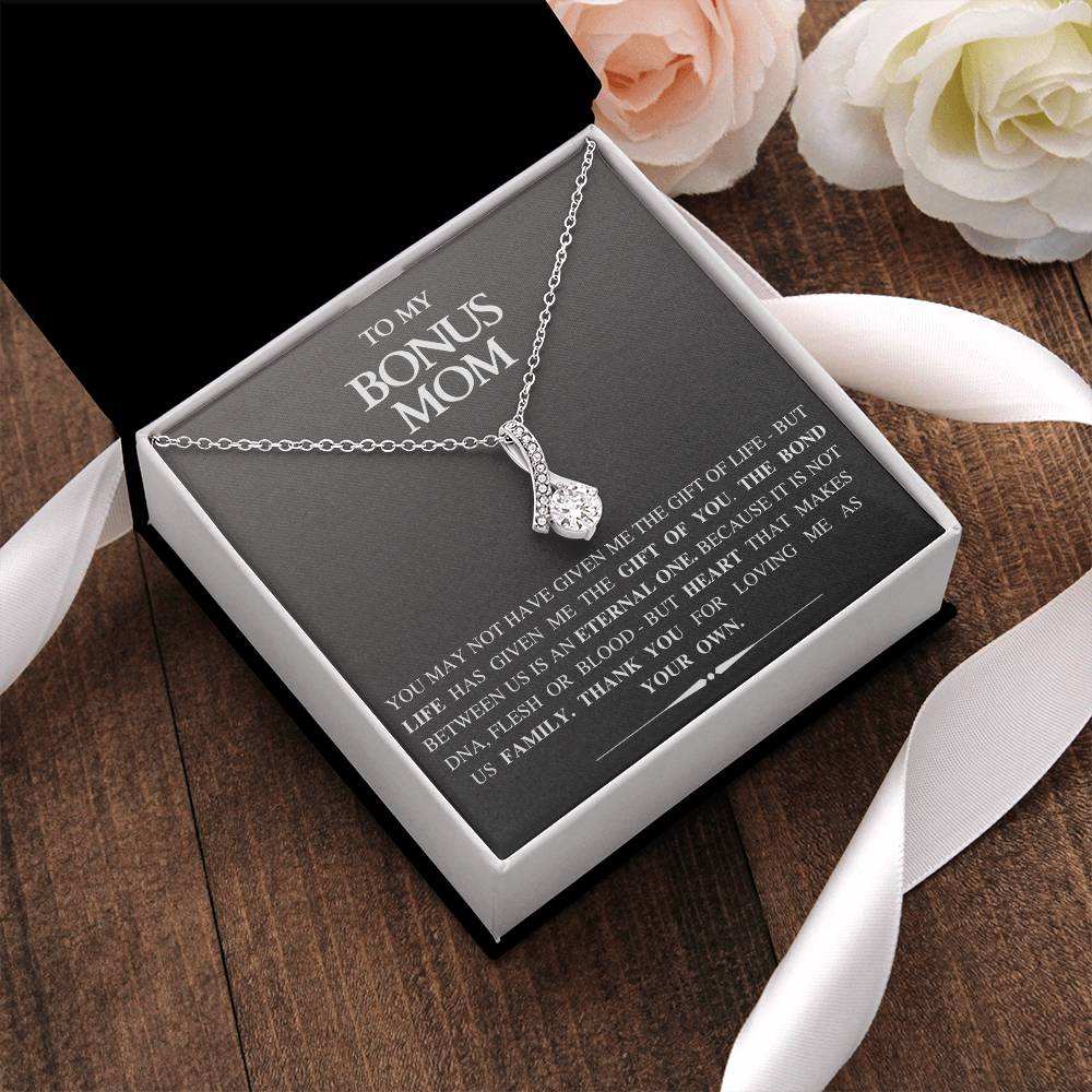 To My Bonus Mom - Alluring Beauty Necklace Alluring Beauty Necklace