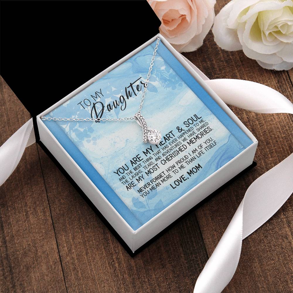 To My Daughter - Heart & Soul - Necklace Alluring Beauty Necklace