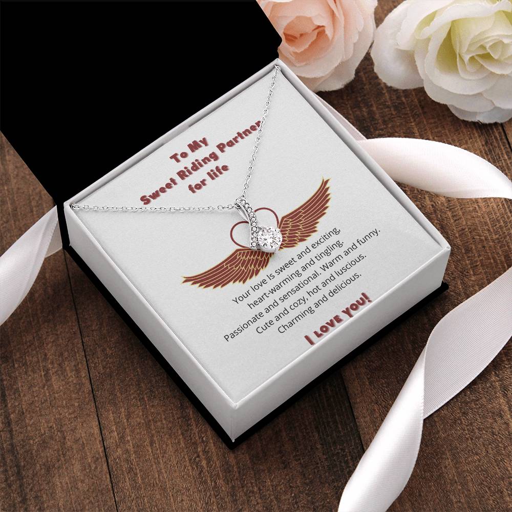 Sweet Love Necklace Riding Partner. Alluring Beauty Necklace