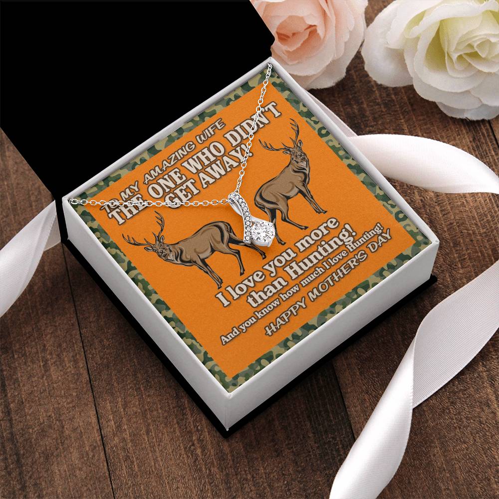 The One Who Didn't Get Away! I Love You More Than Hunting! Alluring Beauty Necklace