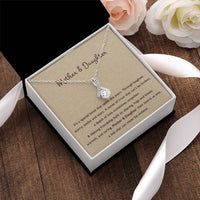 Mother & Daughter Their Hearts As One - Necklace Gift For Daughter From Mom Anniversary Lovingly Mom Grown Up Daughter Alluring Beauty Necklace