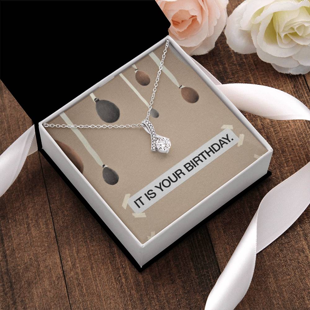 The Office It Is Your Birthday - Ribbon Necklace Alluring Beauty Necklace