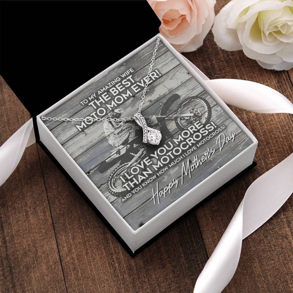 Amazing Wife Moto Mom Alluring Beauty Necklace