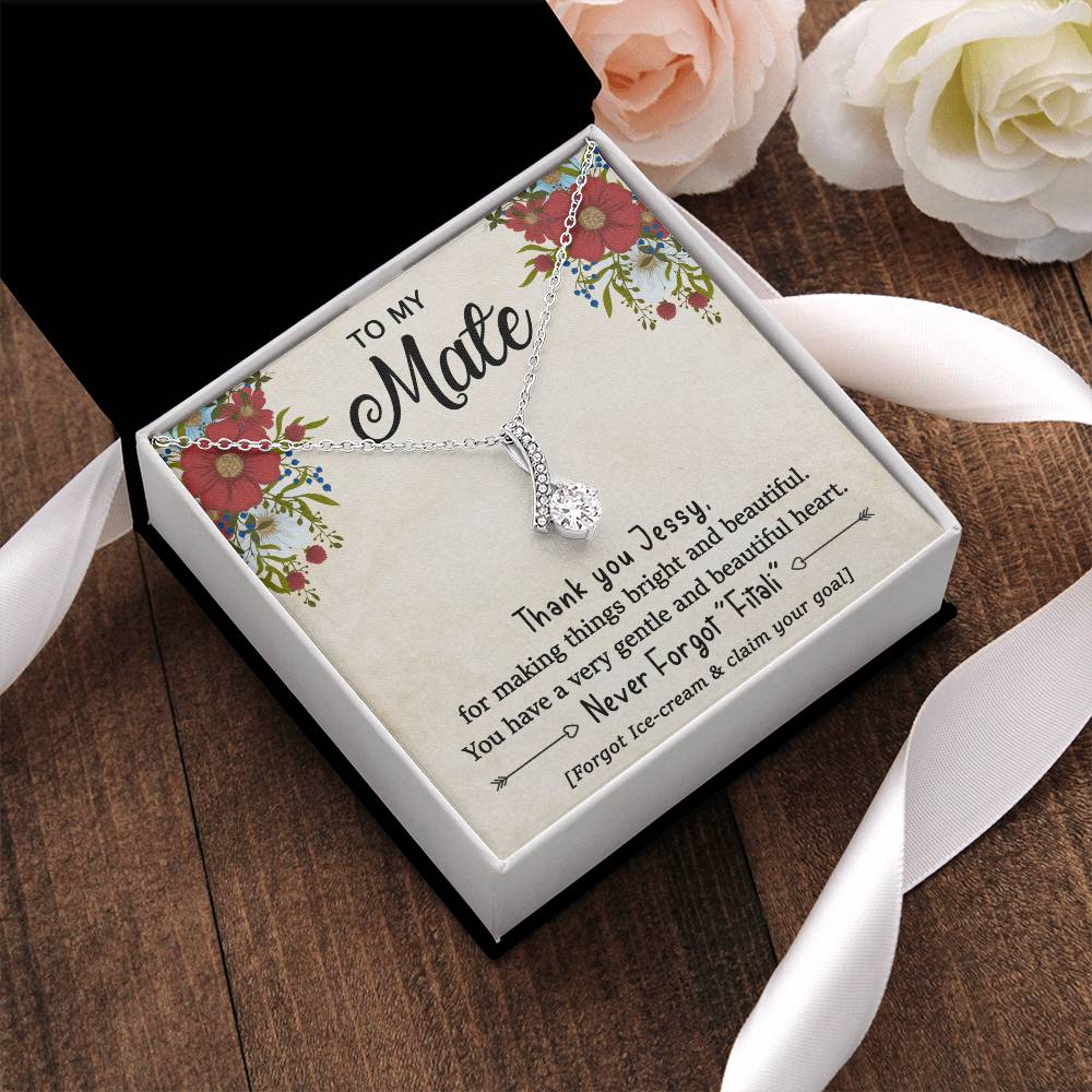 Thank You Jessy For Making Things Bright And Beautiful. Alluring Beauty Necklace