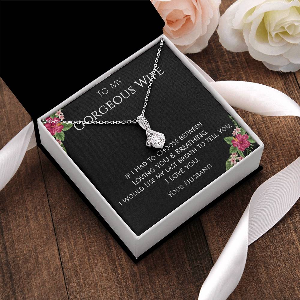 Breath &amp; Love Necklace. Alluring Beauty Necklace