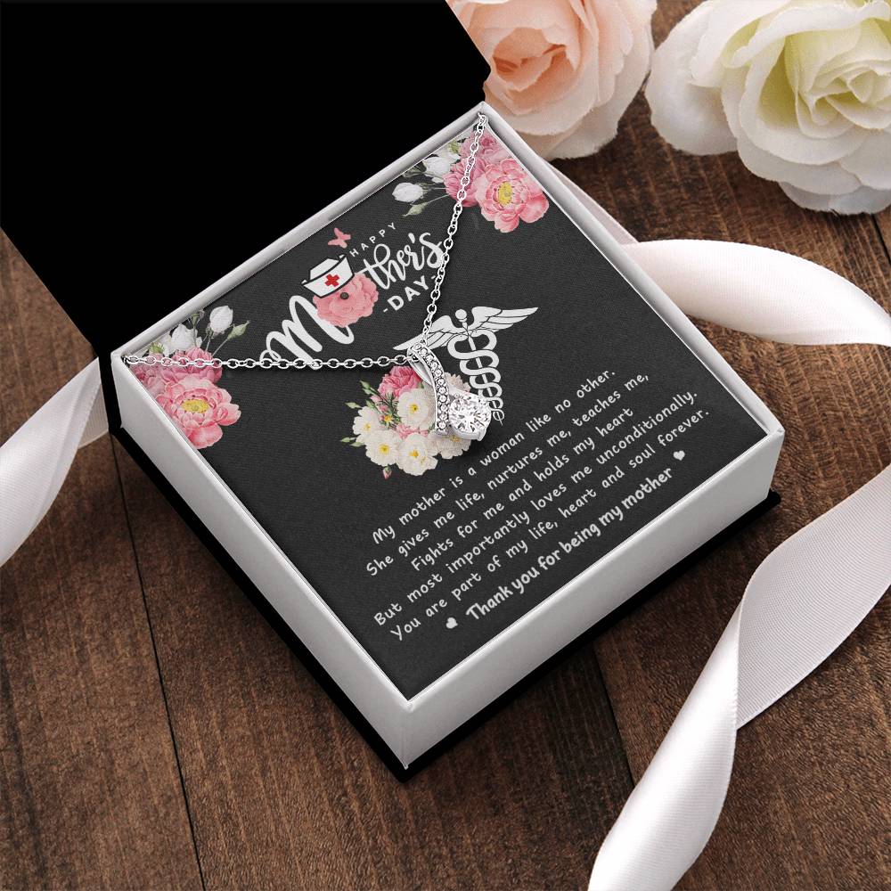 Mother&#39;s Day Medical Necklace Alluring Beauty Necklace