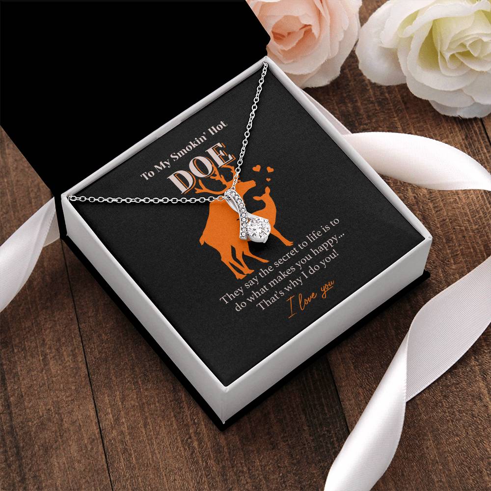 Smokin' Hot Doe You Make Me Happy Necklace Alluring Beauty Necklace