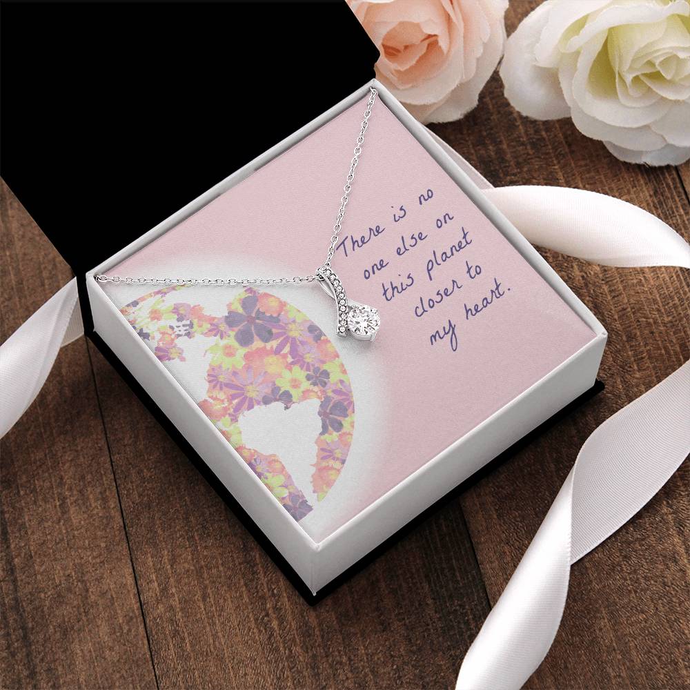 There Is No One Else On This Planet Closer To My Heart - Necklace Alluring Beauty Necklace