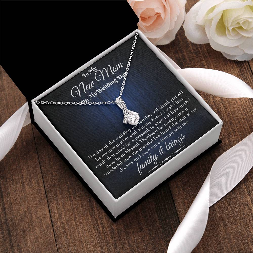 Sentimental Mother In Law Wedding Gift From Bride Mother Of The Groom Necklace Future Mother In Law Wedding Gift Gift For Mother-In-Law Alluring Beauty Necklace