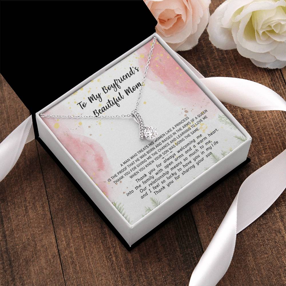 Gift For Boyfriend&#39;s Mom - The Arms Of A Queen 2 - Alluring Alluring Beauty Necklace