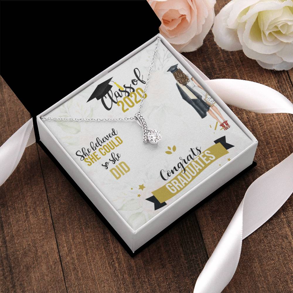 Quote Form Alluring Beauty Necklace