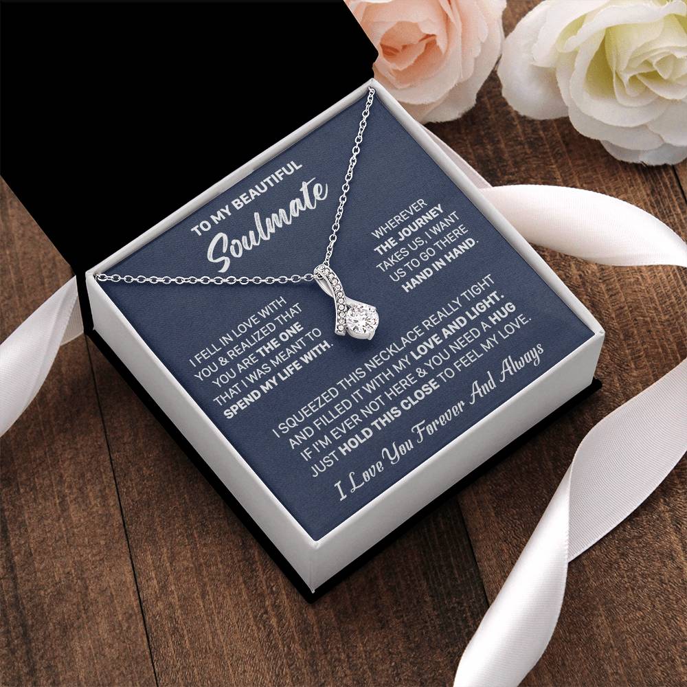 Gift For Your Soulmate Christmas - Feel My Love - Alluring Alluring Beauty Necklace
