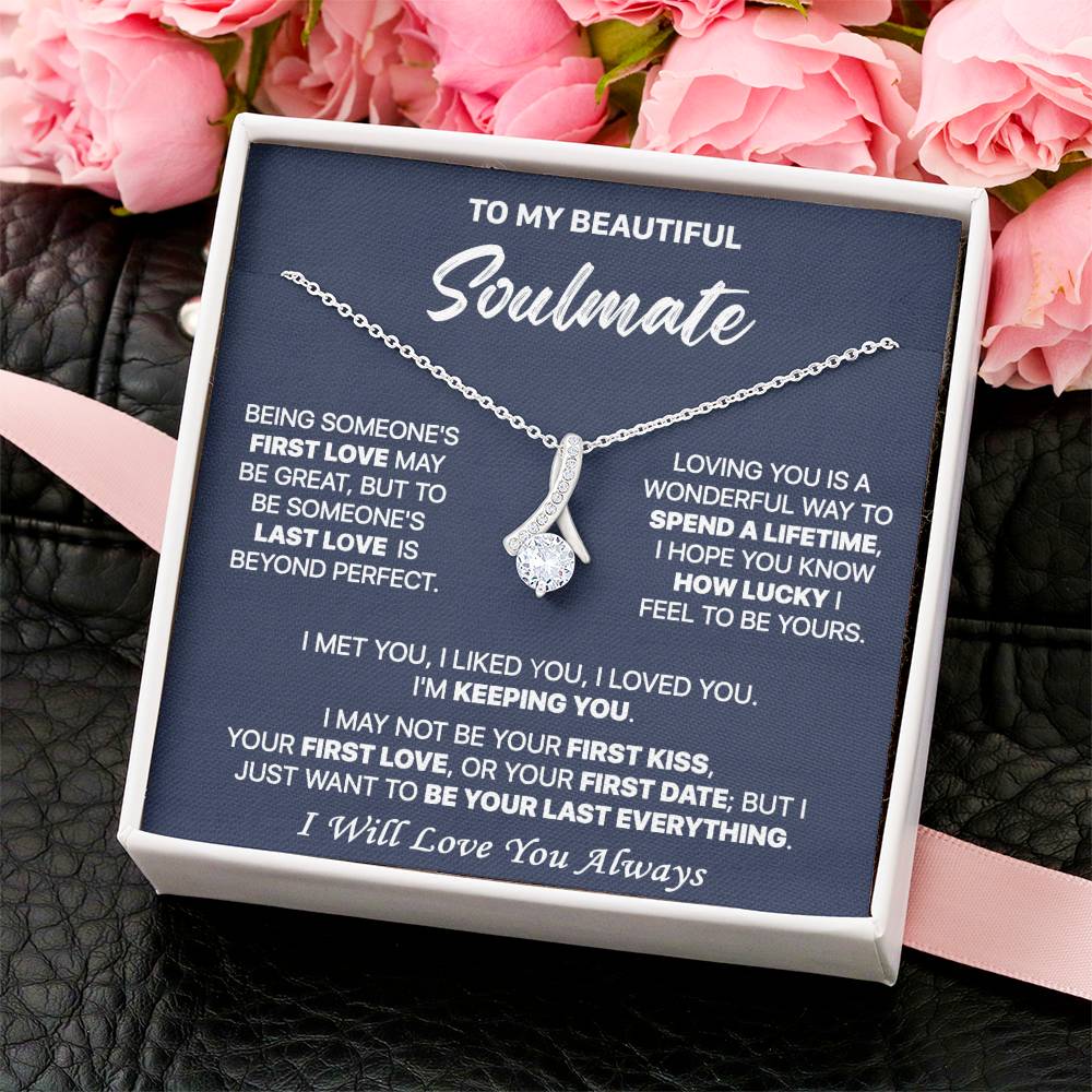 Gift For Your Soulmate - Your 1St Love - Alluring Alluring Beauty Necklace
