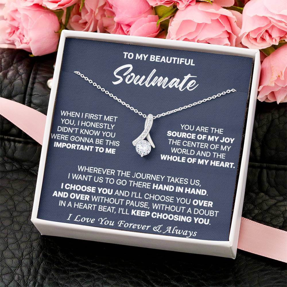 Gift For Your Soulmate - Over & Over - Alluring Alluring Beauty Necklace
