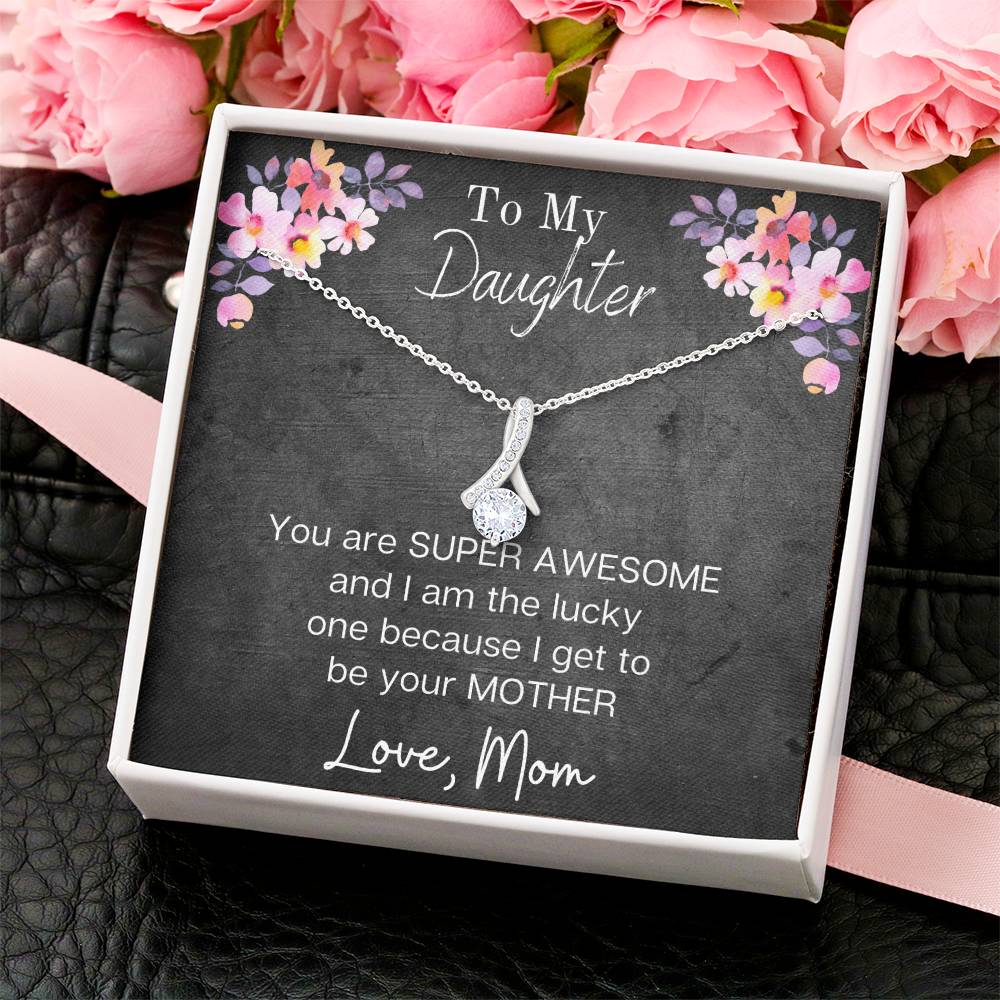 To My Daughter - Necklace Alluring Beauty Necklace