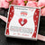 To My Beautiful New Wife Happy Valentine's Day Necklace Alluring Beauty Necklace
