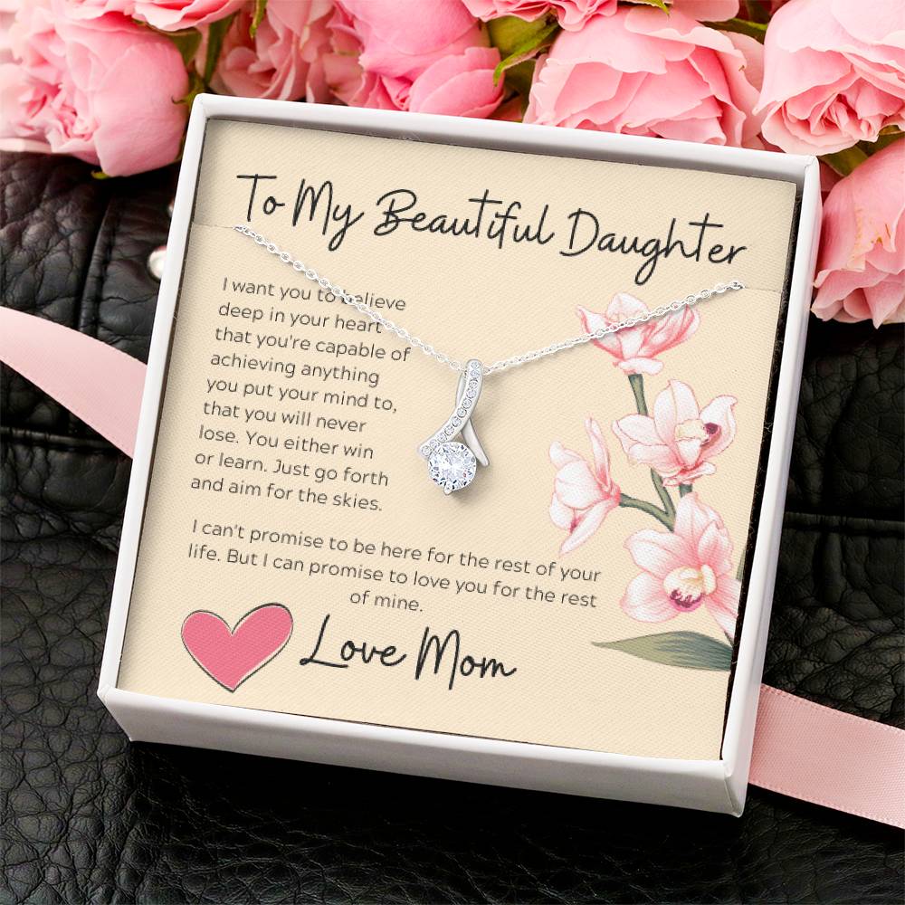 To My Beautiful Daughter 1 Alluring Beauty Necklace