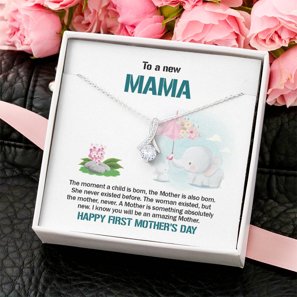 To A New Mama - I Know You Will Be An Amazing Mother - Mother's Day Gift - Alluring Necklace Alluring Beauty Necklace