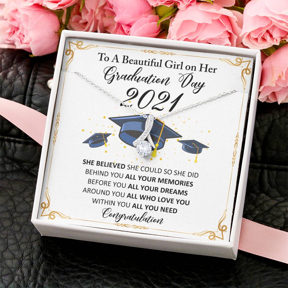 Selling Out! Graduation Necklace Alluring Beauty Necklace