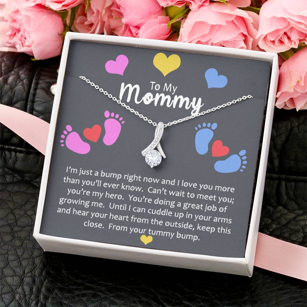 Mommy Necklace Gift From The Bump Alluring Beauty Necklace