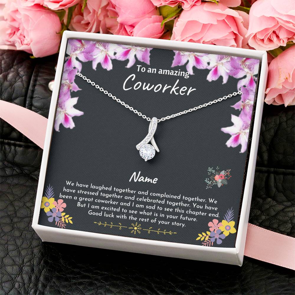 Petit Ribbon - Coworker - We Have Laughed Together Alluring Beauty Necklace