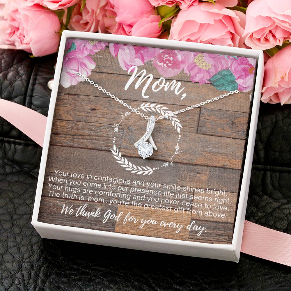 To Mom On Mother's Day Necklace Alluring Beauty Necklace