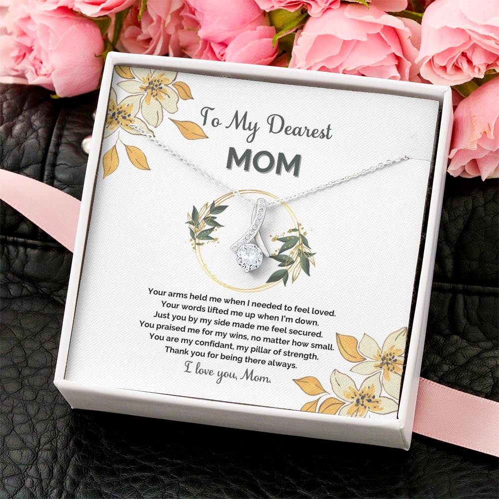 Mom My Pillar Of Strength - Necklace Alluring Beauty Necklace