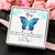 To My Beautiful Mom Happy Mother's Day Alluring Beauty Alluring Beauty Necklace