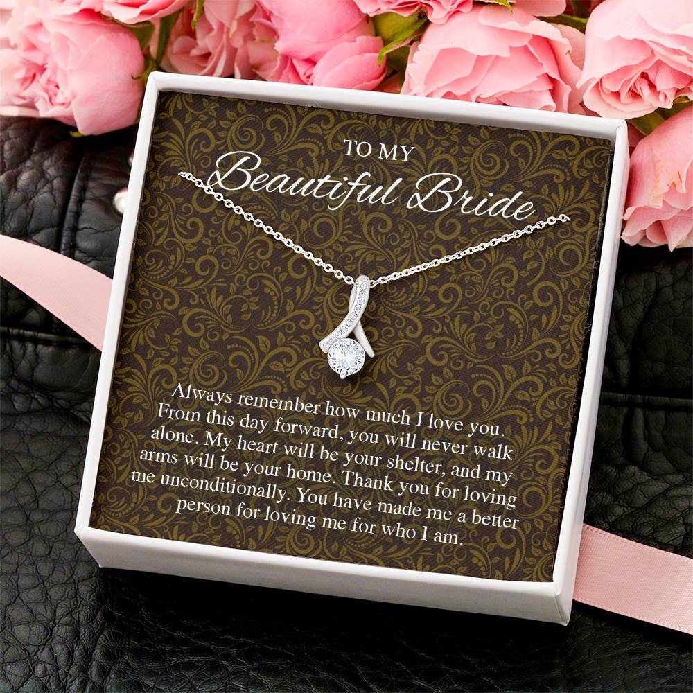 To My Beautiful Bridde Alluring Beauty Alluring Beauty Necklace